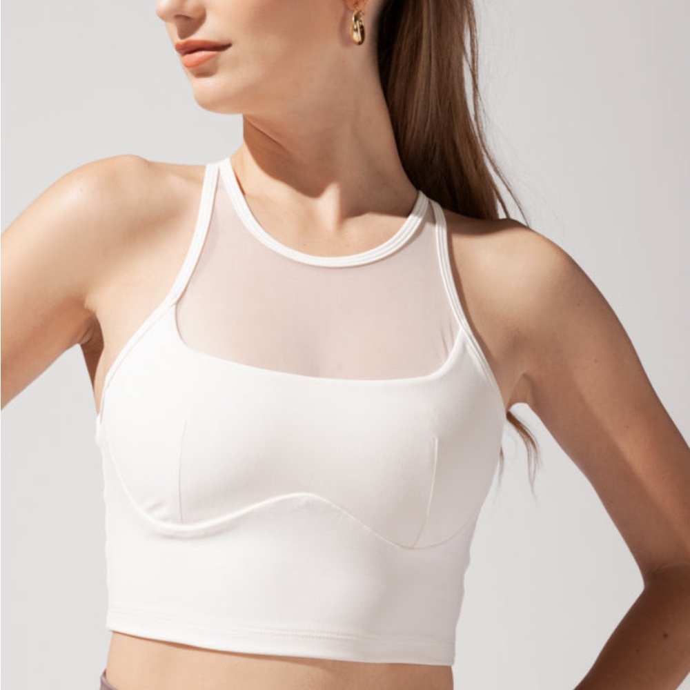 Popflex Celeste Mesh Crop Bralette